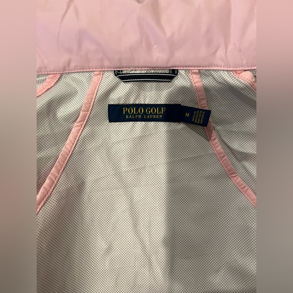 NWOT Ralph Lauren Water Repellent Golf Jacket/Windbreaker in Pink - Picture 9 of 12